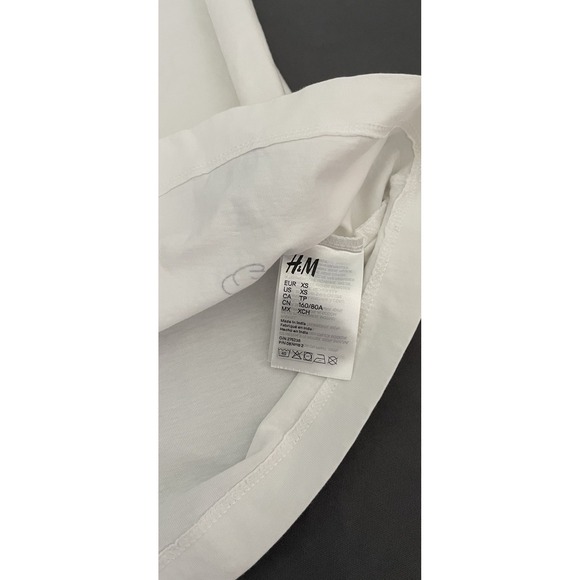 Disney Fantasia Mickey Mouse Graphic Womens XS White T-Shirt H&M Divided - Picture 10 of 12